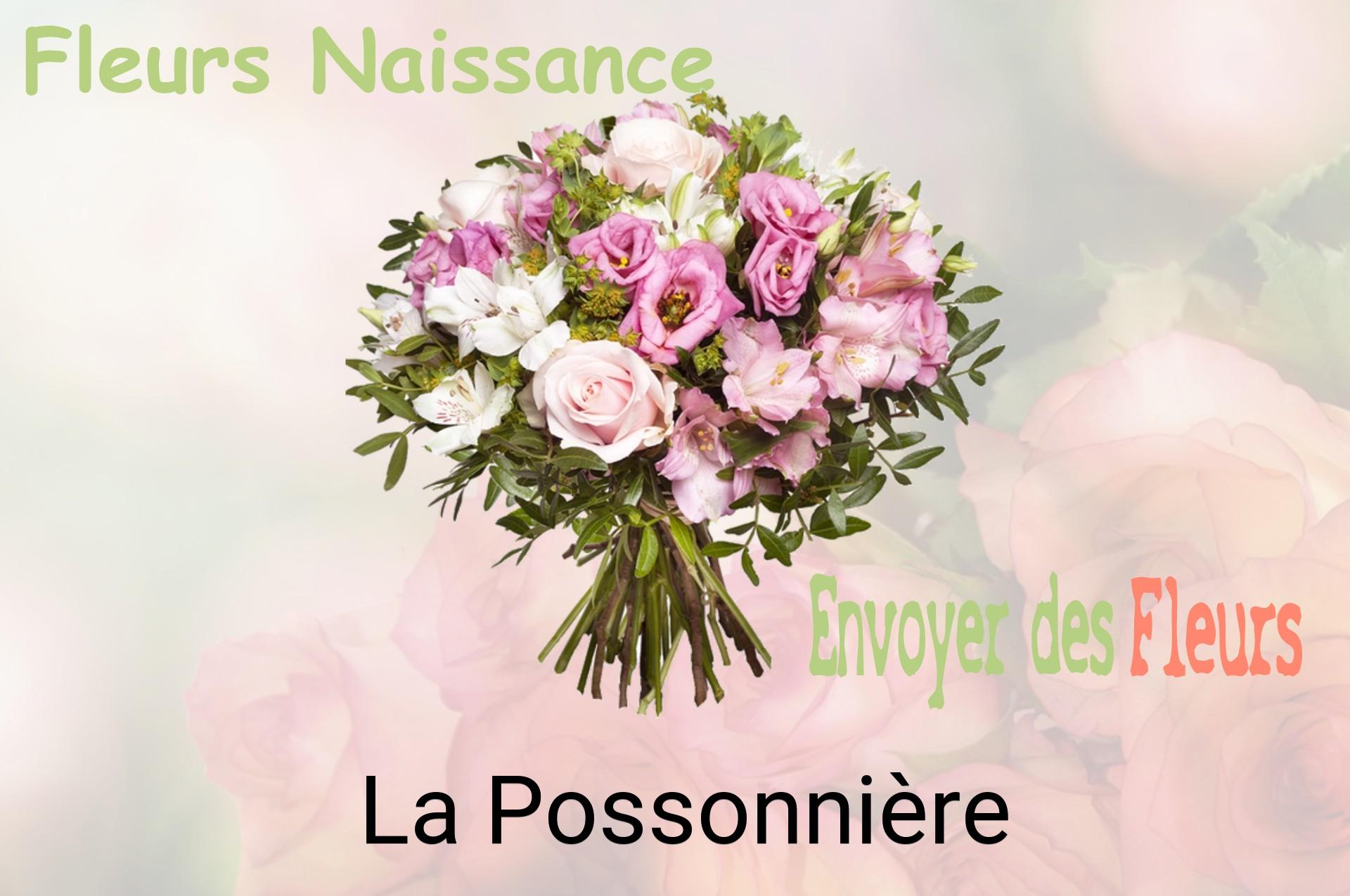 Bouquet de fleurs de naissance livré à La Possonnière